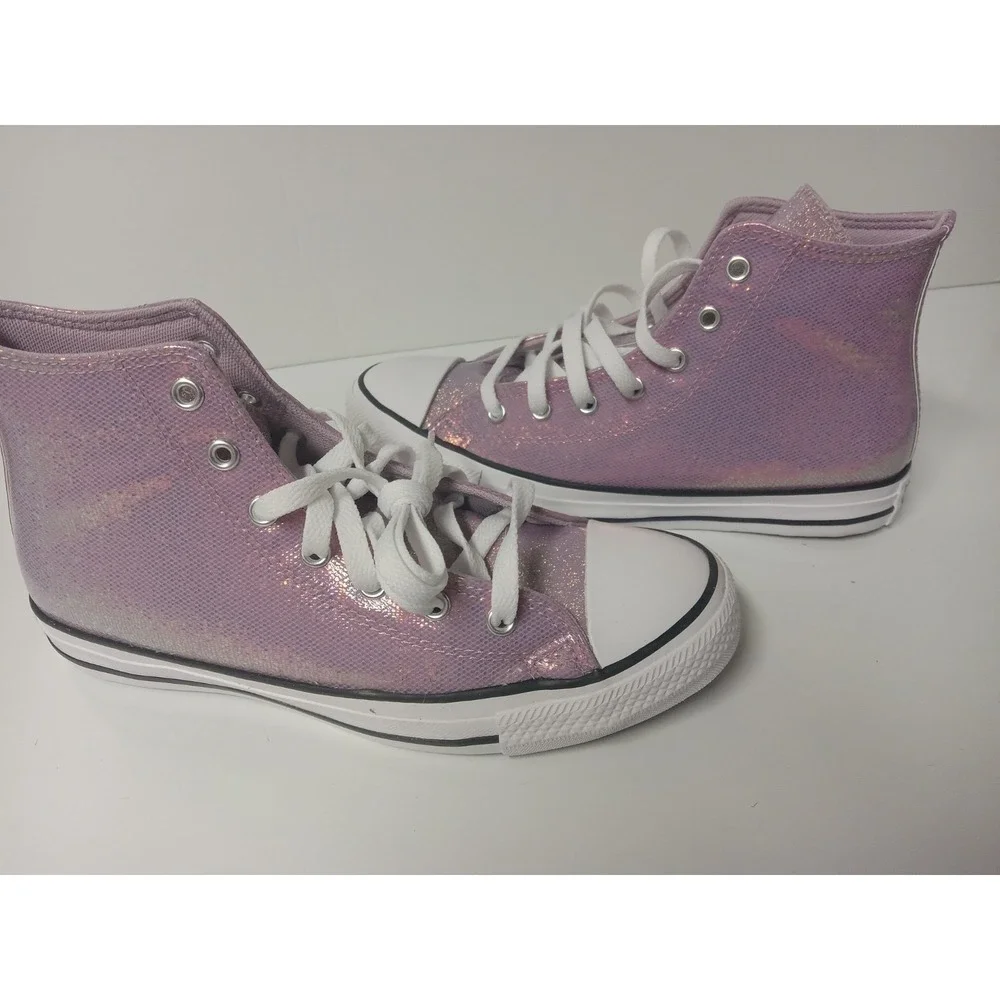 Converse All Star High Top Sneakers - Altitude Lilac size 6 Kid